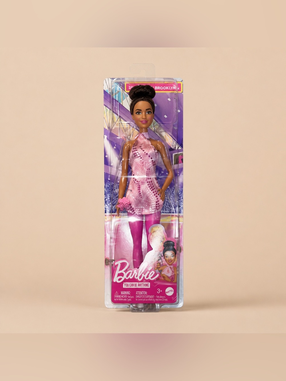 Barbie Figure Skater Doll HRG37 From You Can Be Anything Series